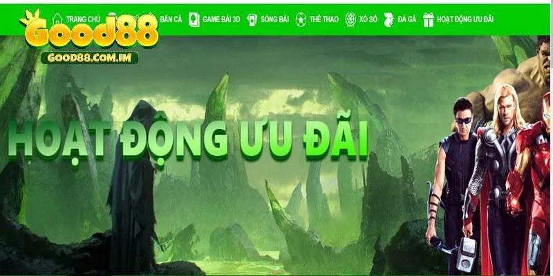 Hoàn thành quy trình đăng ký tài khoản hội viên nhận khuyến mãi Good88