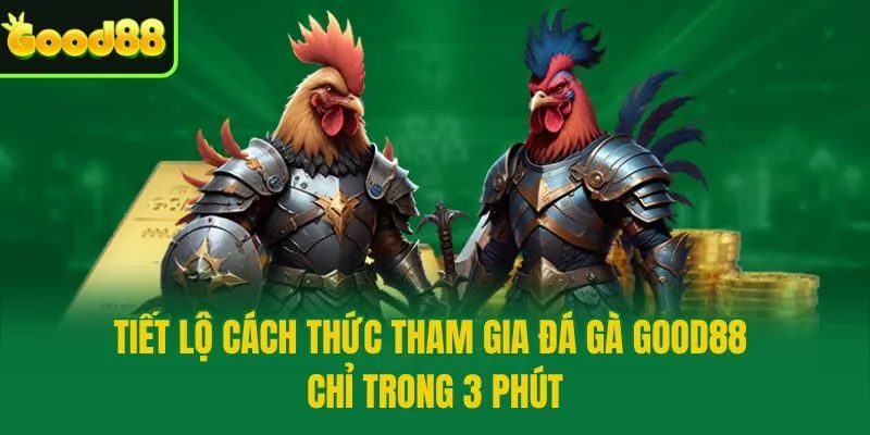 Tiết lộ cách thức tham gia đá gà Good88 chỉ trong 3 phút