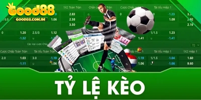 Một số tỷ lệ kèo bóng đá Good88 thông dụng nhất